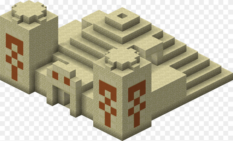 Minecraft Desert Temple, Architecture, Building Free Png