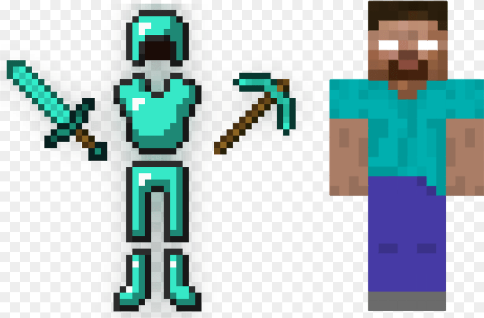 Minecraft Diamond Armor, Cross, Person, Symbol Free Transparent Png