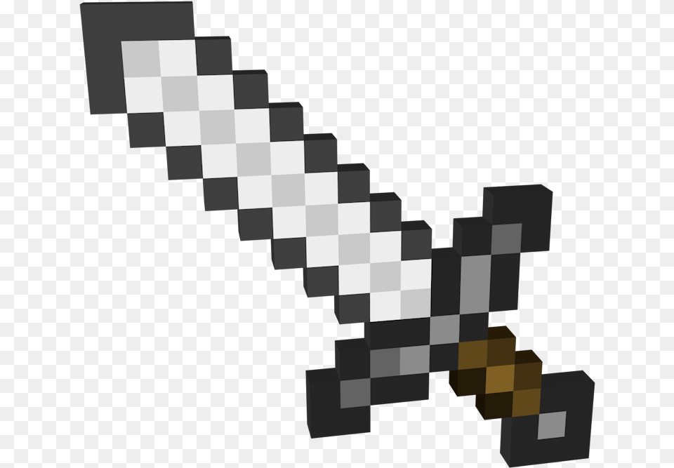 Minecraft Diamond Sword, Chess, Game, Weapon, Blade Png Image