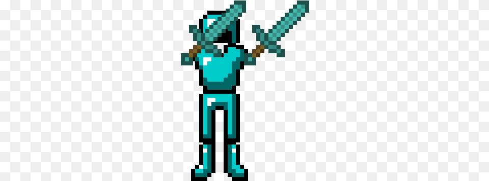 Minecraft Diamond Sword, Weapon Free Transparent Png