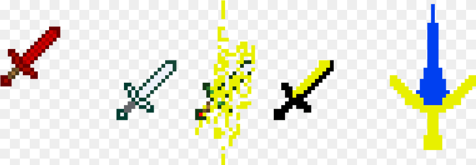 Minecraft Diamond Sword Bow Free Transparent Png