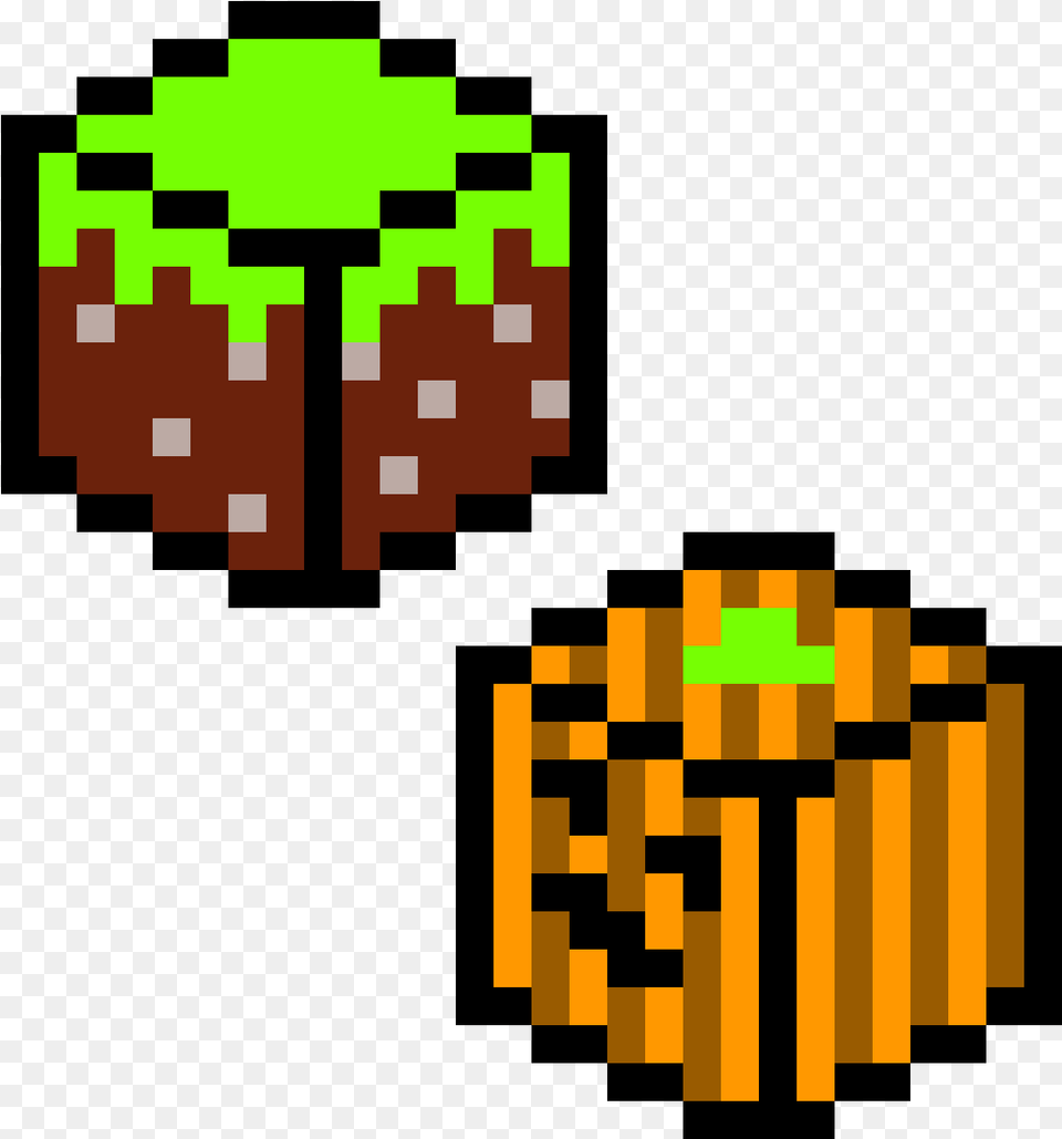 Minecraft Dirt And Pumkin Png