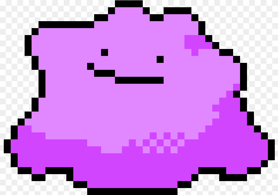 Minecraft Ditto Pixel Art Shiny Ditto Pixel Art, Purple, First Aid Png