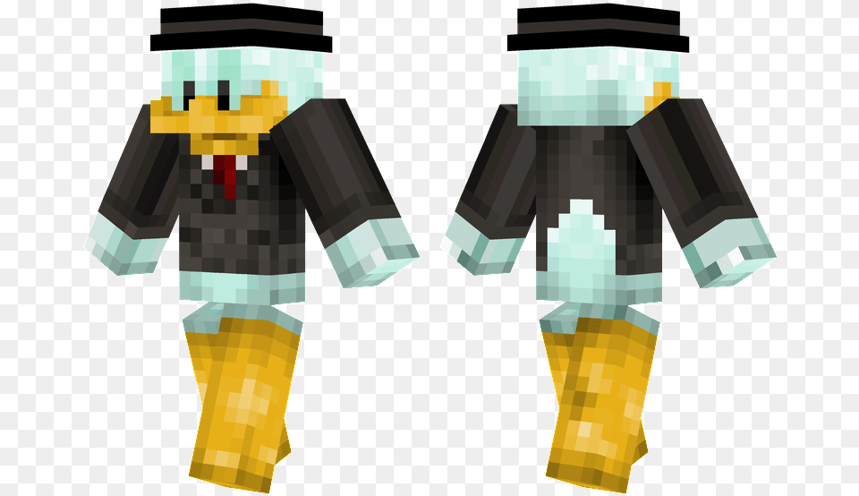 Minecraft Donald Duck Skin, Person Free Png Download