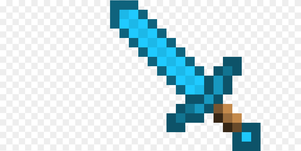 Minecraft Enchanted Diamond Sword, Weapon, Chess, Game Png Image