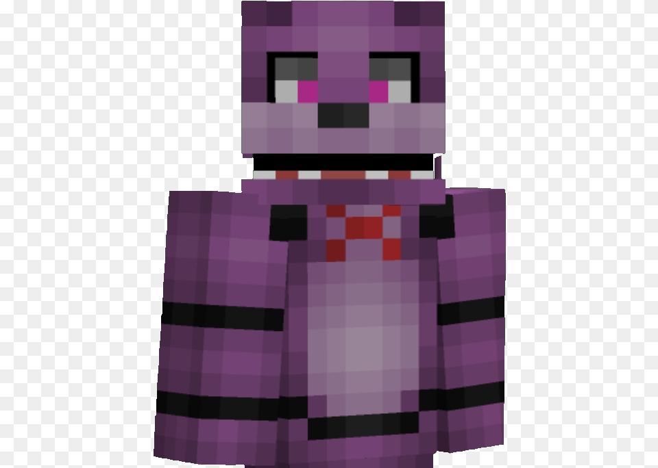Minecraft Five Nights At Freddy S Bonnie, Purple Png Image