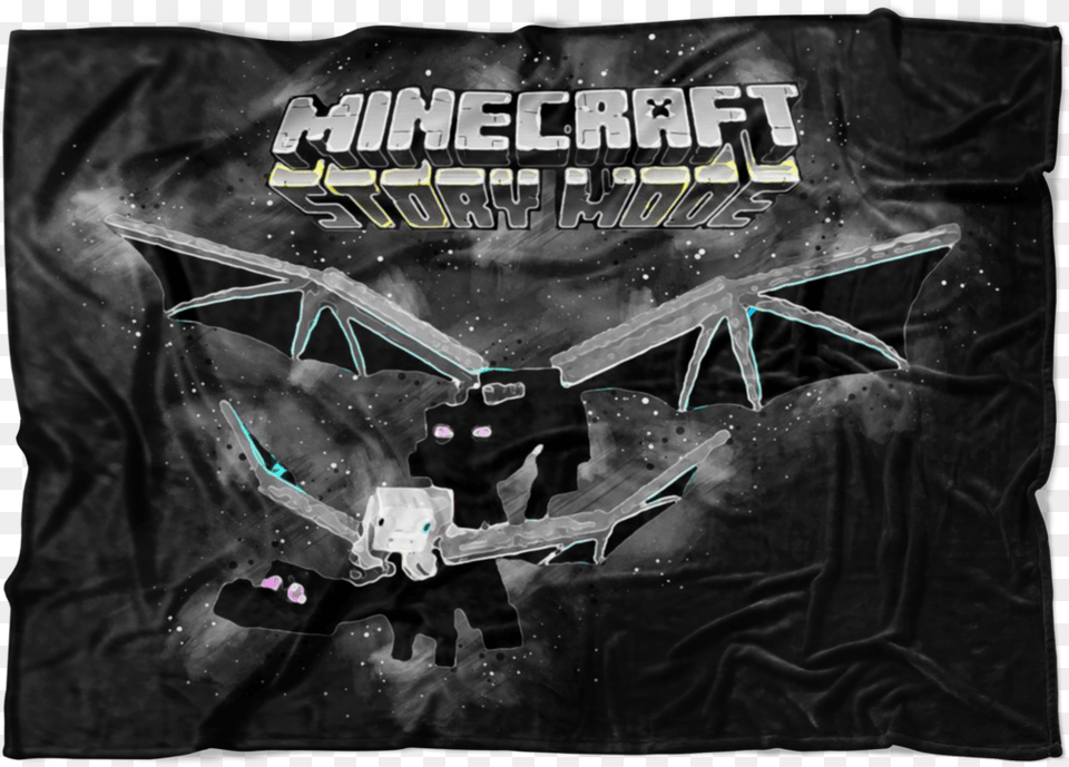 Minecraft Fleece Blanket Ender Dragon Abstract Black Pc Game, Batman, Adult, Bride, Female Free Transparent Png