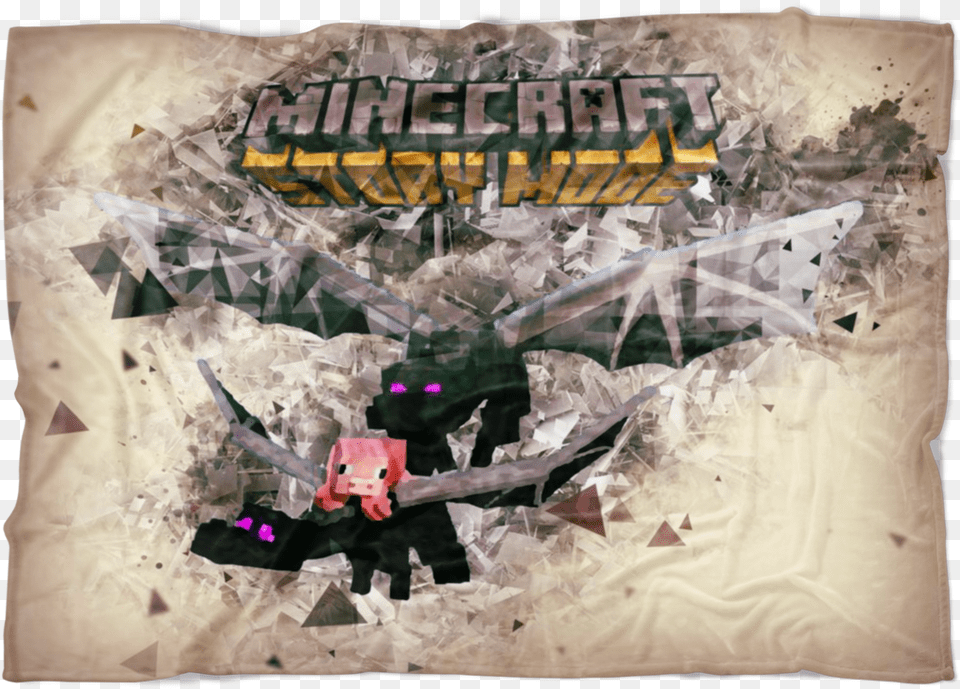 Minecraft Fleece Blanket Ender Dragon Black Ls0708 Poster, Art, Collage, Adult, Wedding Png Image