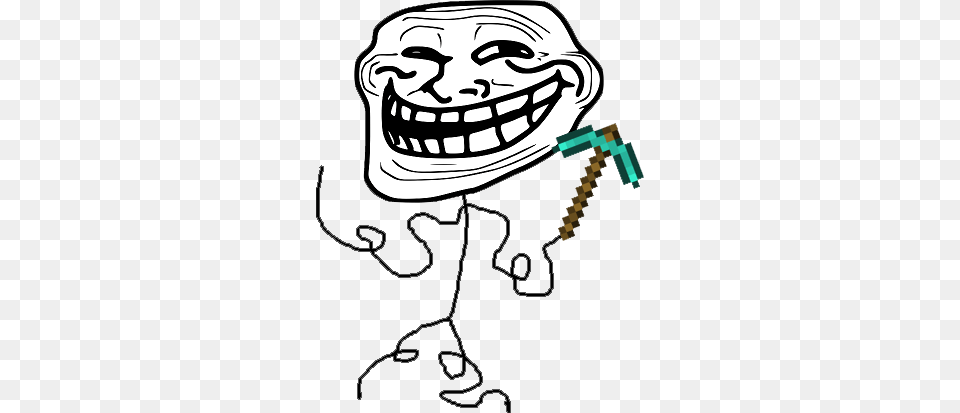 Minecraft Forums Troll Face, Baby, Stencil, Person, Teeth Png Image