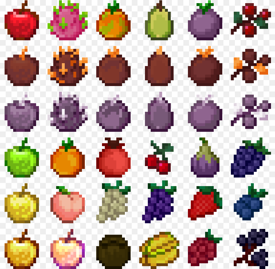 Minecraft Fruit, Pattern, Berry, Food, Plant Free Png