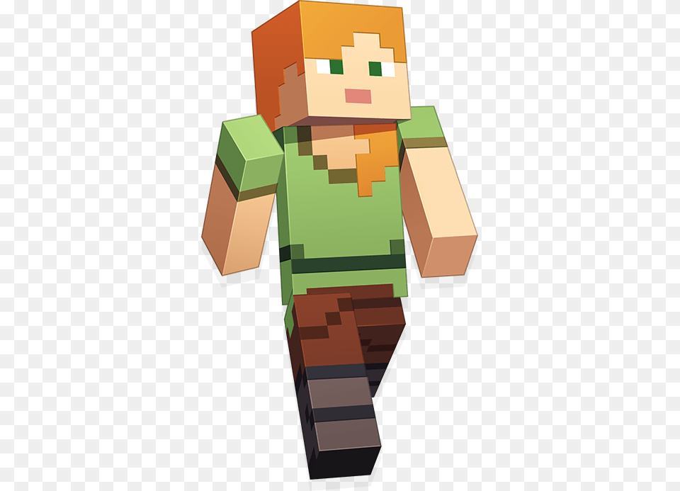 Minecraft Game Art Illustration Of Nighttime World Minecraft Alex Transparent Png