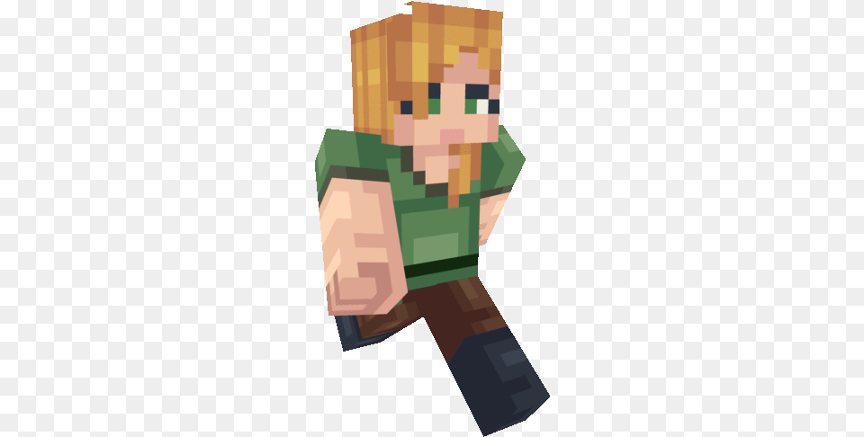 Minecraft Girl Skin With Slimmer Arms Illustration, Brick, Body Part, Hand, Person Png Image