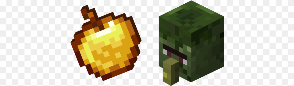 Minecraft Golden Apple And Zombie Villager Cursor U2013 Custom Tree, Chess, Game Free Transparent Png