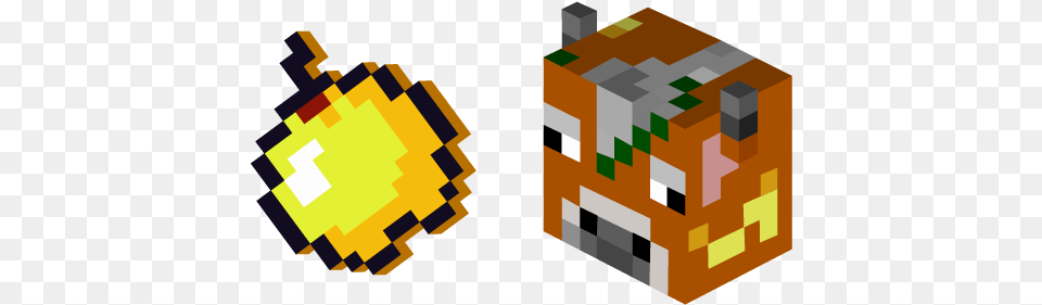 Minecraft Golden Apple Cow Cursor Minecraft Golden Apple, First Aid, Clapperboard Png Image