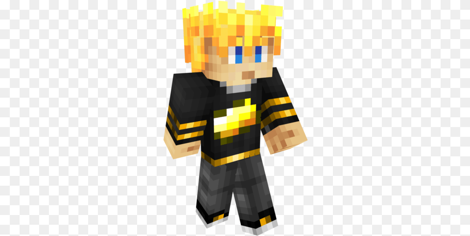 Minecraft Golden Hair Skin, Person Free Png