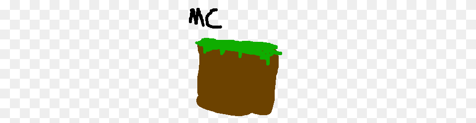 Minecraft Grass Block Drawing, Bag Free Png Download