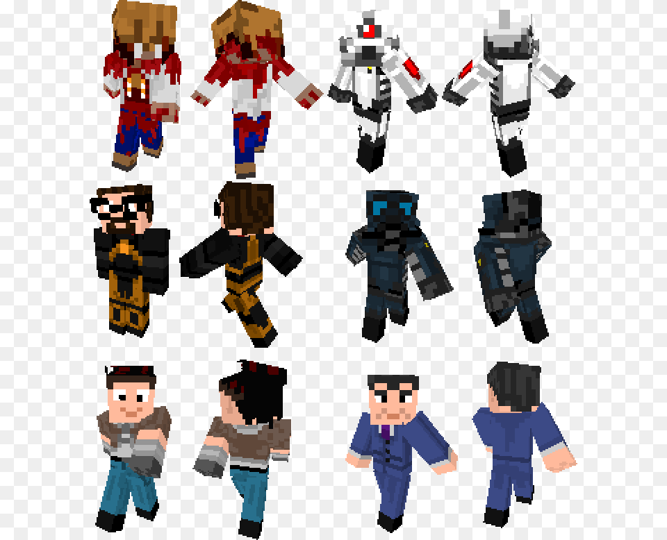 Minecraft Half Life 2 Product Toy Robot Minecraft Skins, Boy, Child, Male, Person Free Transparent Png