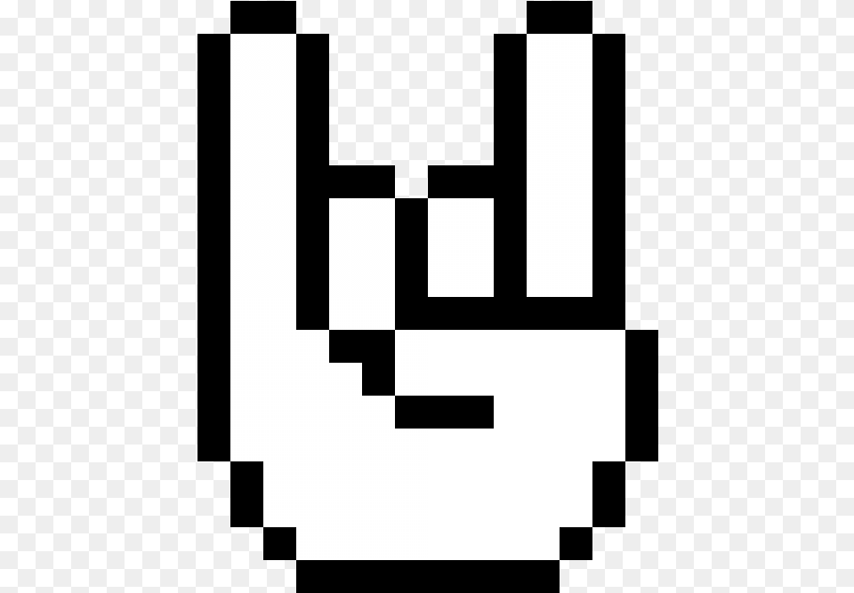 Minecraft Hand Pixel Art, Stencil Free Png