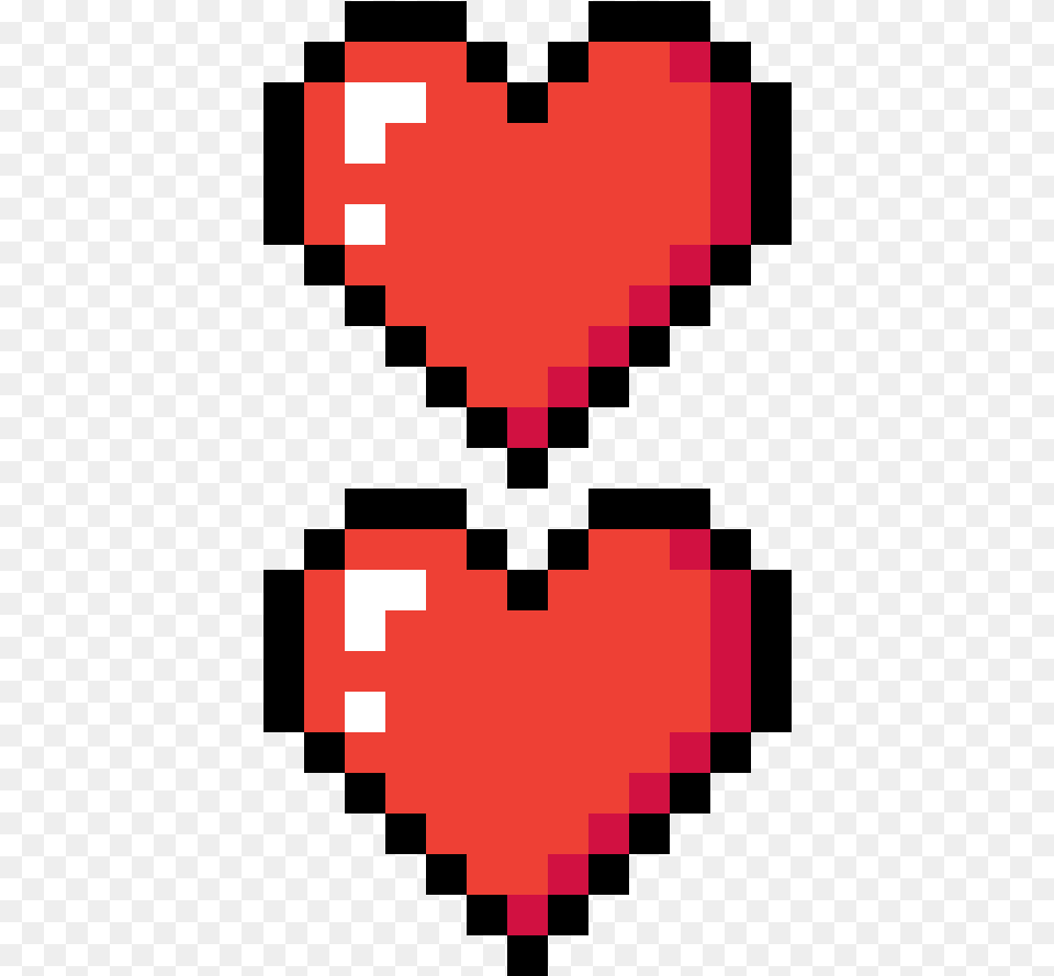 Minecraft Hearts Top Couple Shirt Design For Valentines, First Aid, Heart, Electronics, Hardware Free Png Download
