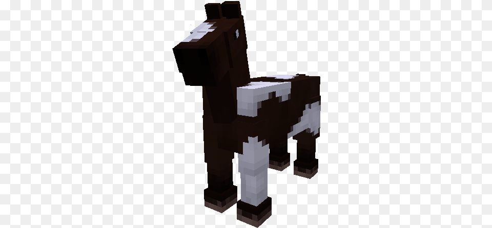 Minecraft Horse Minecraft Black And White Horse, Mailbox, Animal, Canine, Mammal Free Transparent Png