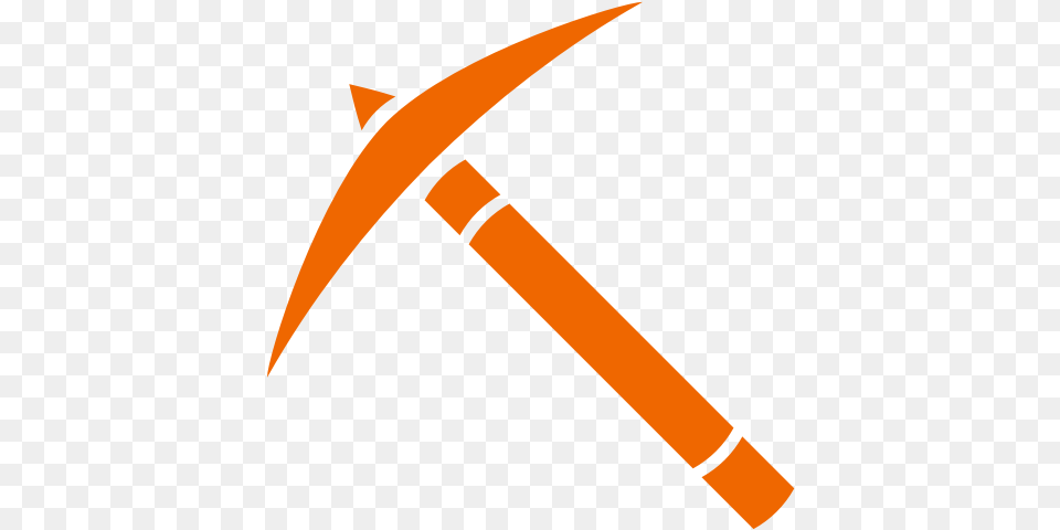 Minecraft Icon Symbol Orange Choice Mincraft White And Black Icon, Device, Mattock, Tool Free Transparent Png