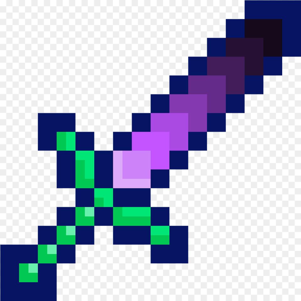 Minecraft Lapis Lazuli Sword Png Image