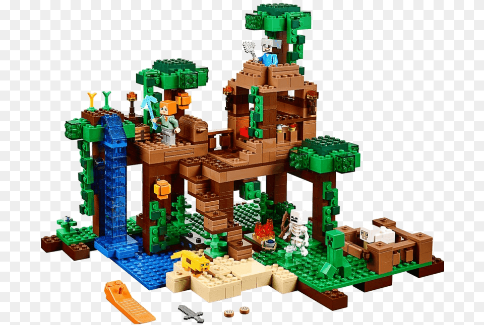 Minecraft Lego Jungle Set, Toy, Lego Set, Person Free Transparent Png