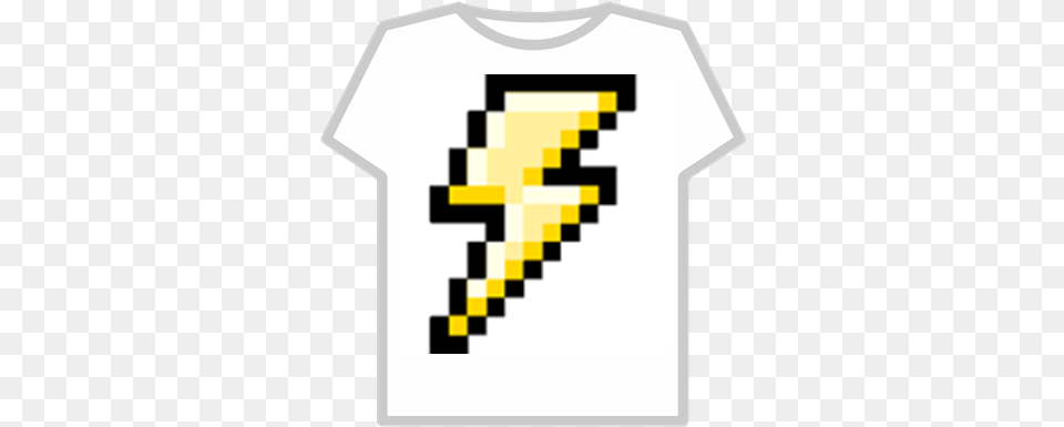 Minecraft Lightning Pixel Art, Clothing, T-shirt, Shirt Png Image