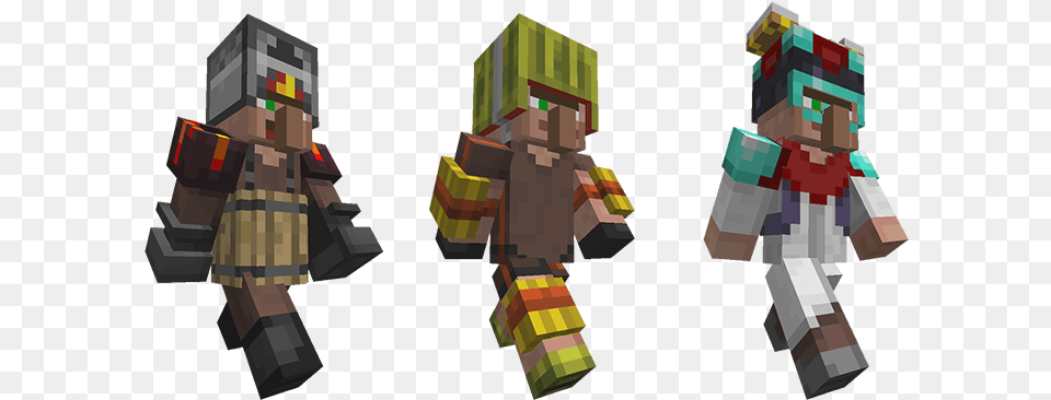 Minecraft Mini Game Heroes Skin Pack, Person Png Image