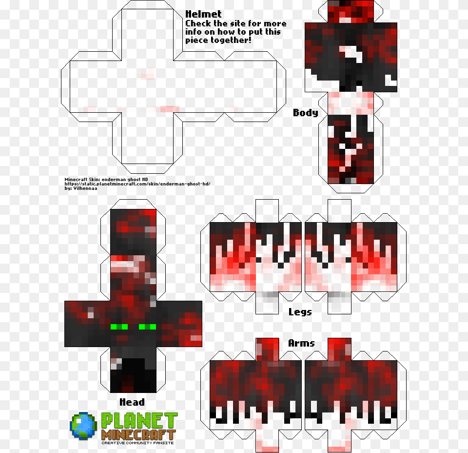 Minecraft Mini Papercraft Design Free Png Download