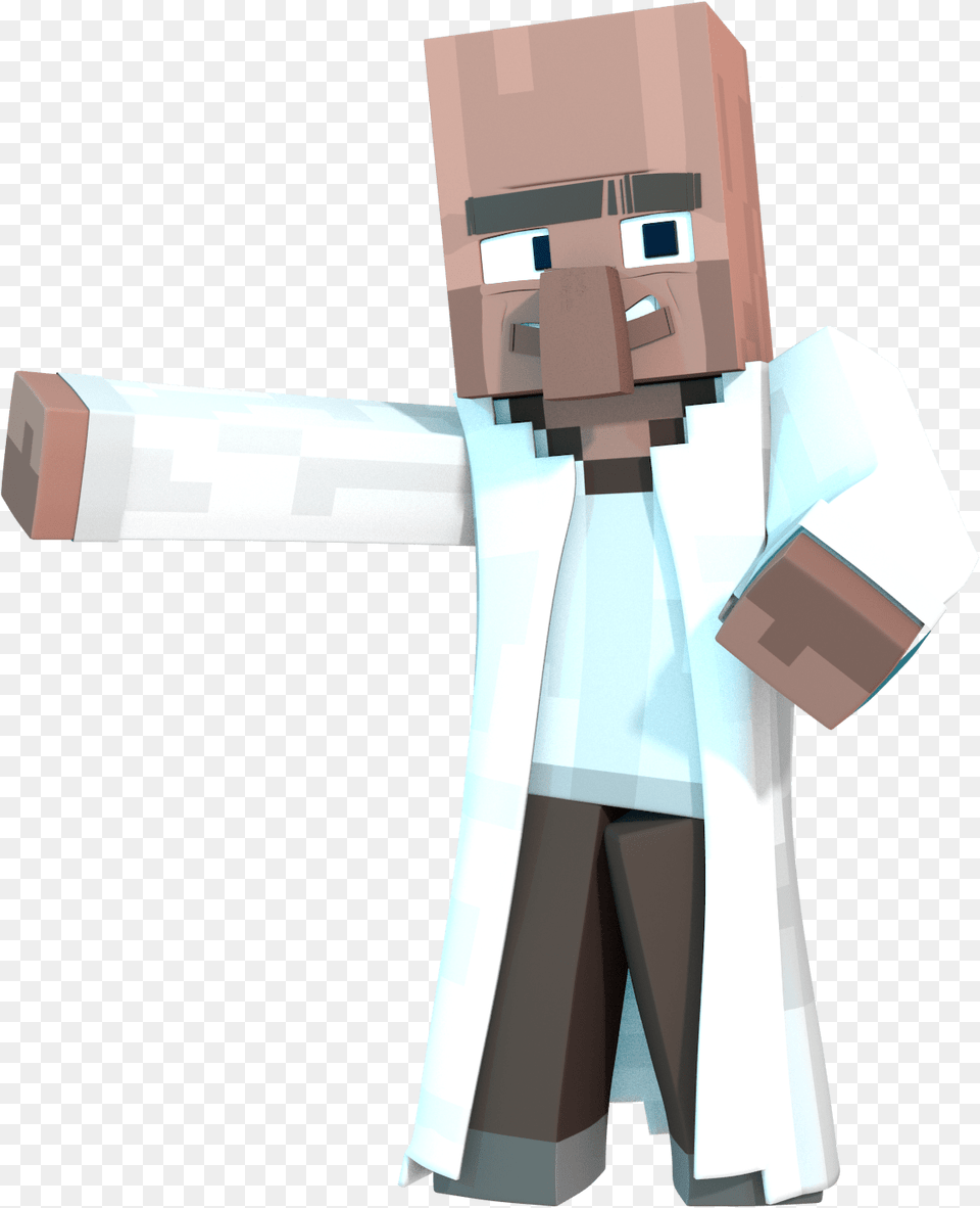 Minecraft Mob Renders Minecraft Render C4d, Clothing, Coat, Lab Coat, Cross Free Png Download