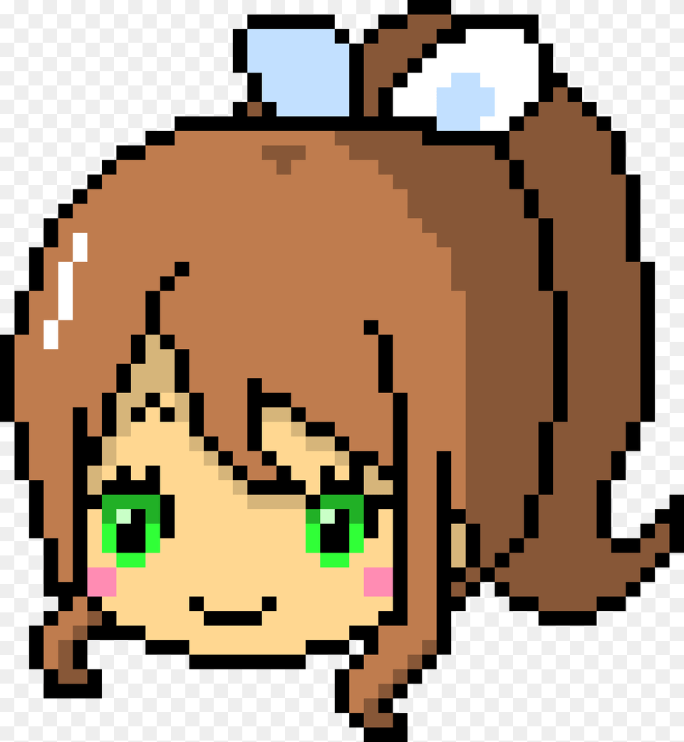 Minecraft Monika Pixel Art, Animal, Mammal, Canine, Qr Code Png for ...