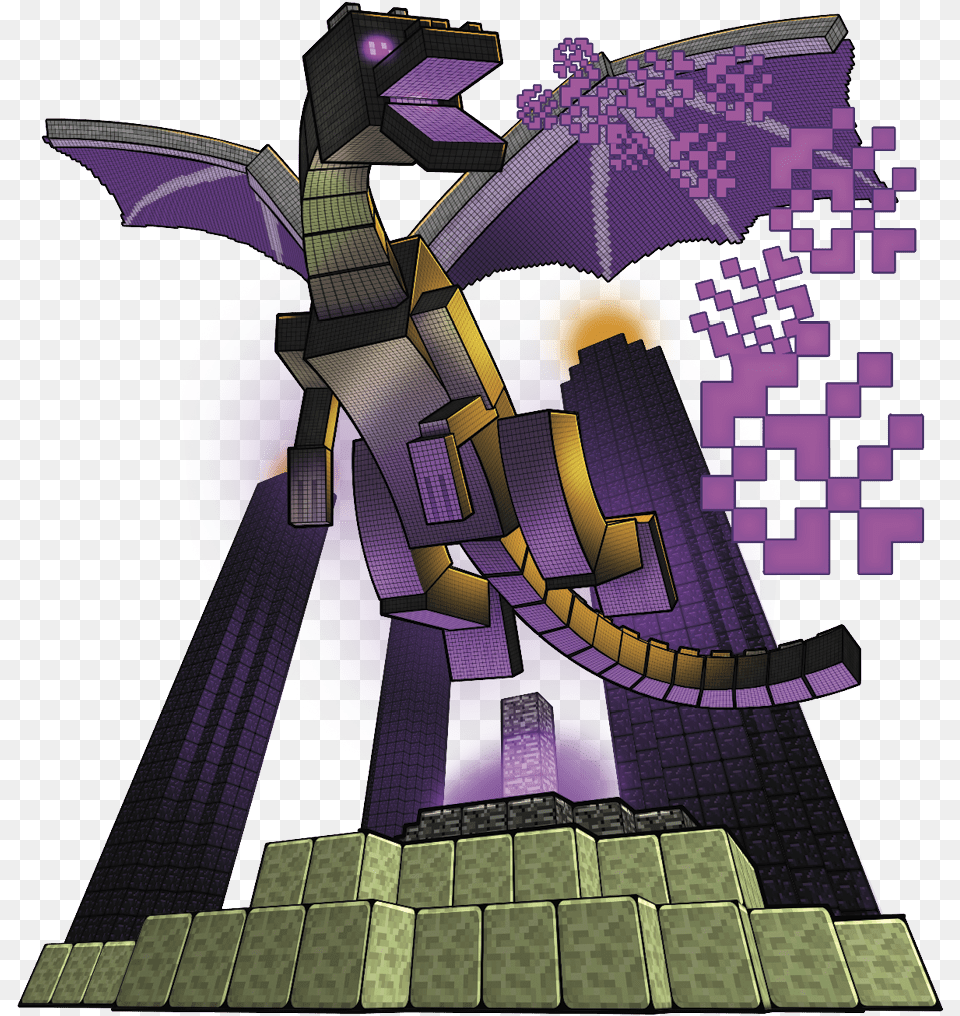 Minecraft Mutant Ender Dragon Wallpaper Minecraft Wallpaper Ender Dragon, Purple, Baby, Person Png Image