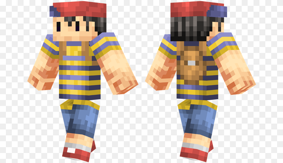 Minecraft Ness Skin, Person Free Png