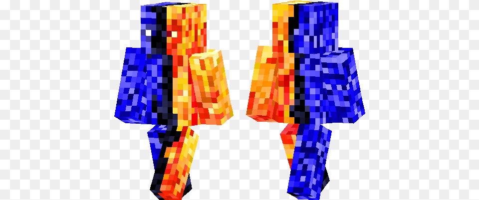 Minecraft Pe Skins Obsidian Water And Lava, Person, Art Png