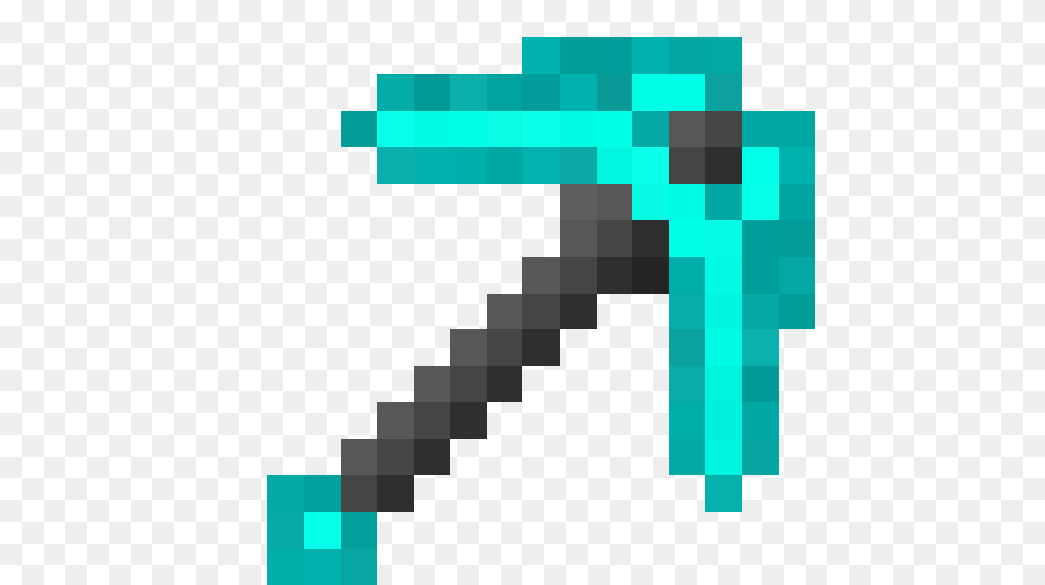 Minecraft Pickaxe Clipart, Device Free Png Download