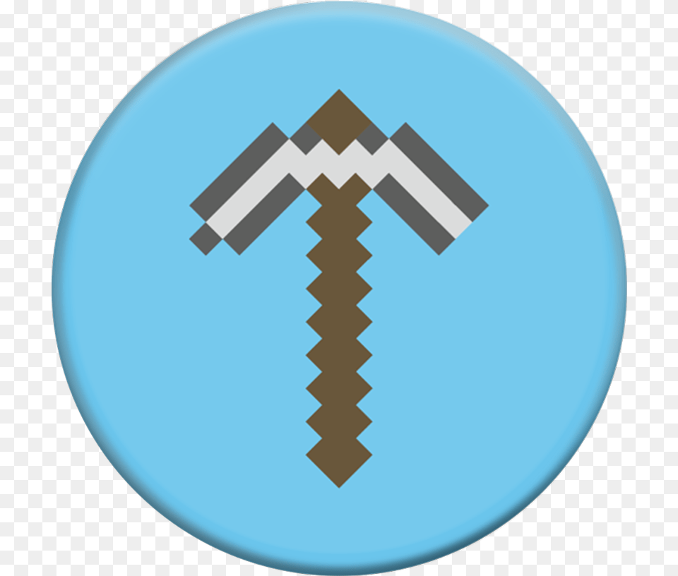 Minecraft Pickaxe Popsockets Grips Popsockets Minecraft Cell Phone Grip Amp Stand, Weapon, Accessories, Formal Wear, Tie Free Png