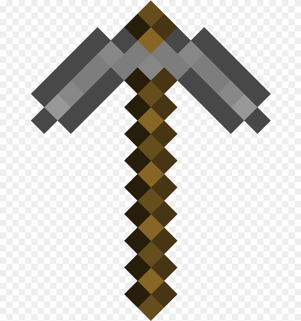 Minecraft Pickaxe Transparent Background, Accessories, Formal Wear, Tie, Cross Free Png Download
