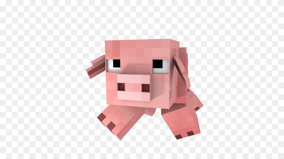 Minecraft Pig Front View, Toy Free Png Download