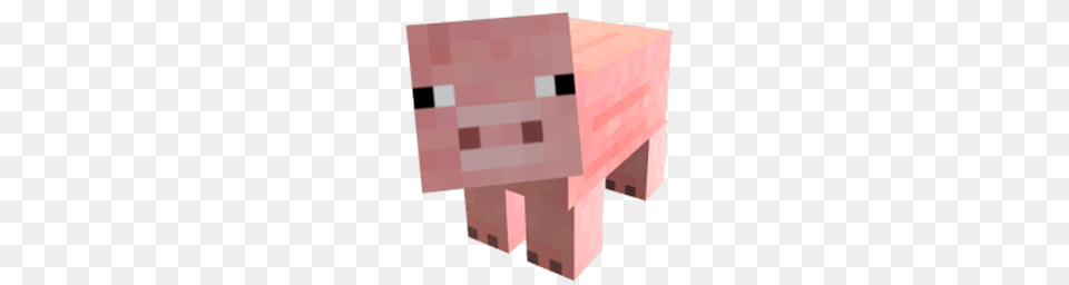 Minecraft Pig Looking At You, Plywood, Wood, Brick, Mailbox Png