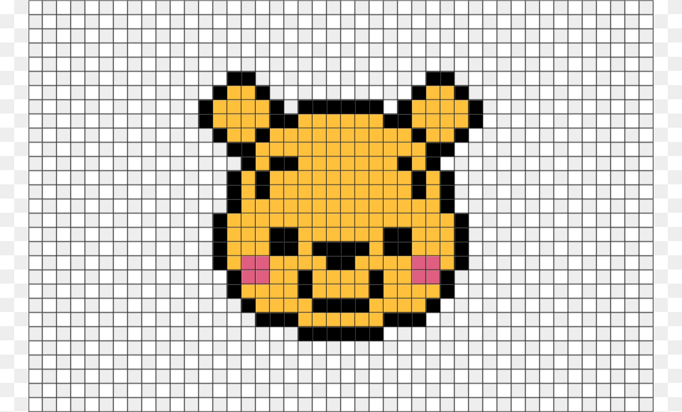Minecraft Pixel Art Winnie The Pooh Png