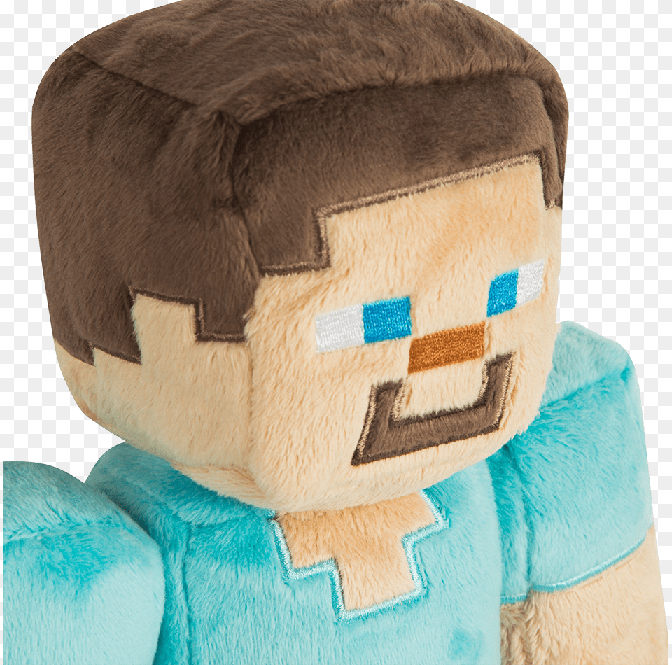 Minecraft Plush Jinx Steve, Cushion, Home Decor, Toy, Baby Free Png