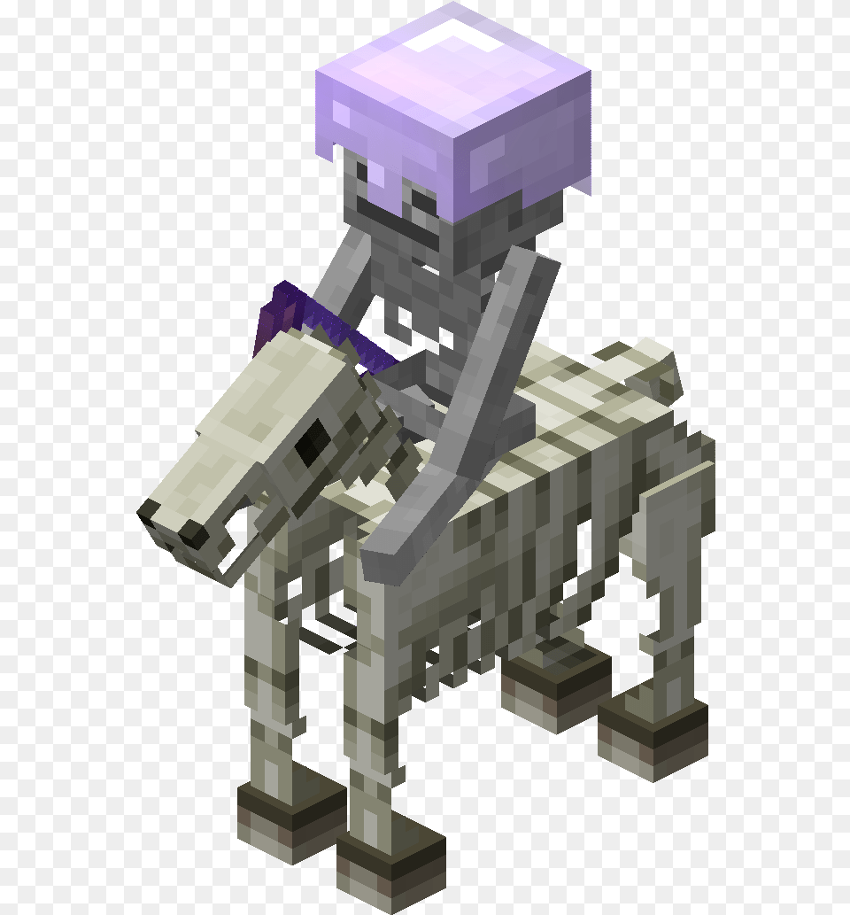 Minecraft Pocket Edition Horse Skeleton Mob Others Minecraft Skeleton Horse, Bulldozer, Machine, Robot Png Image