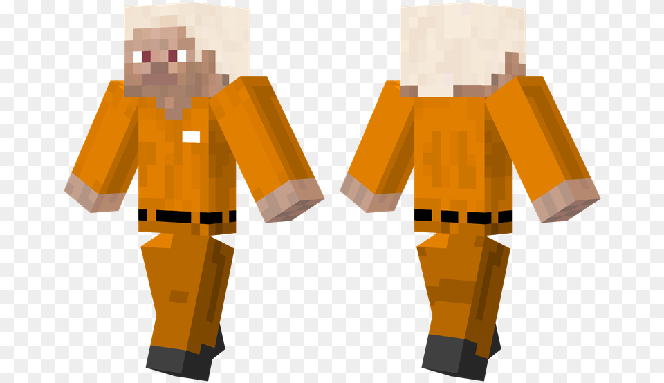 Minecraft Prisoner Steve Skin, Clothing, Costume, Person, Bulldozer Png