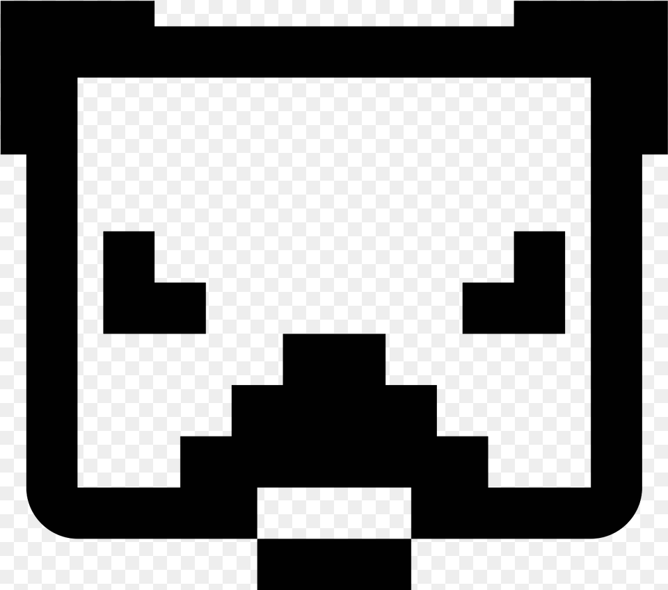 Minecraft Pug Icon Minecraft, Gray Png Image