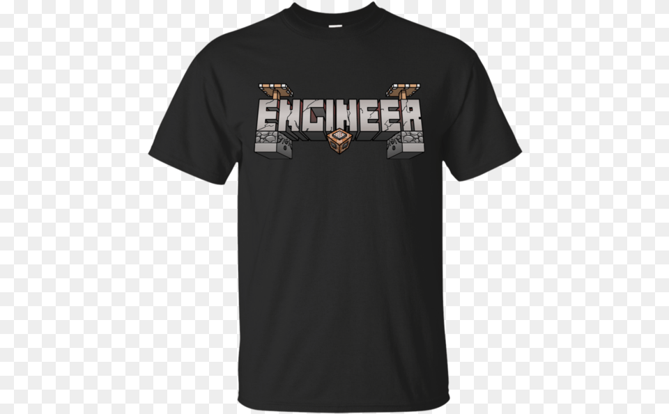 Minecraft Redstone Engineer T Shirt Amp Hoodie, Clothing, T-shirt Png Image