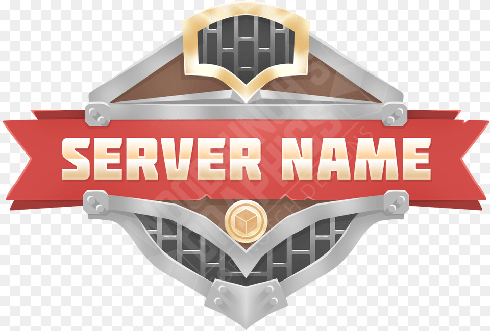 Minecraft Server Logo Minecraft Server Logo, Badge, Symbol Png Image