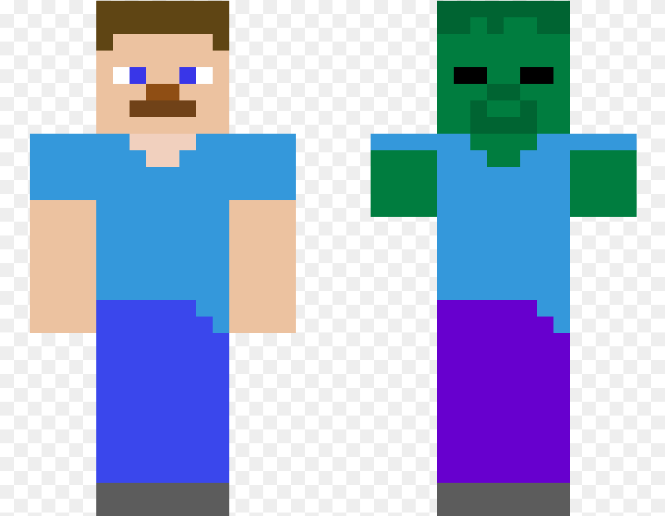 Minecraft Simple Steve Skin Png Image