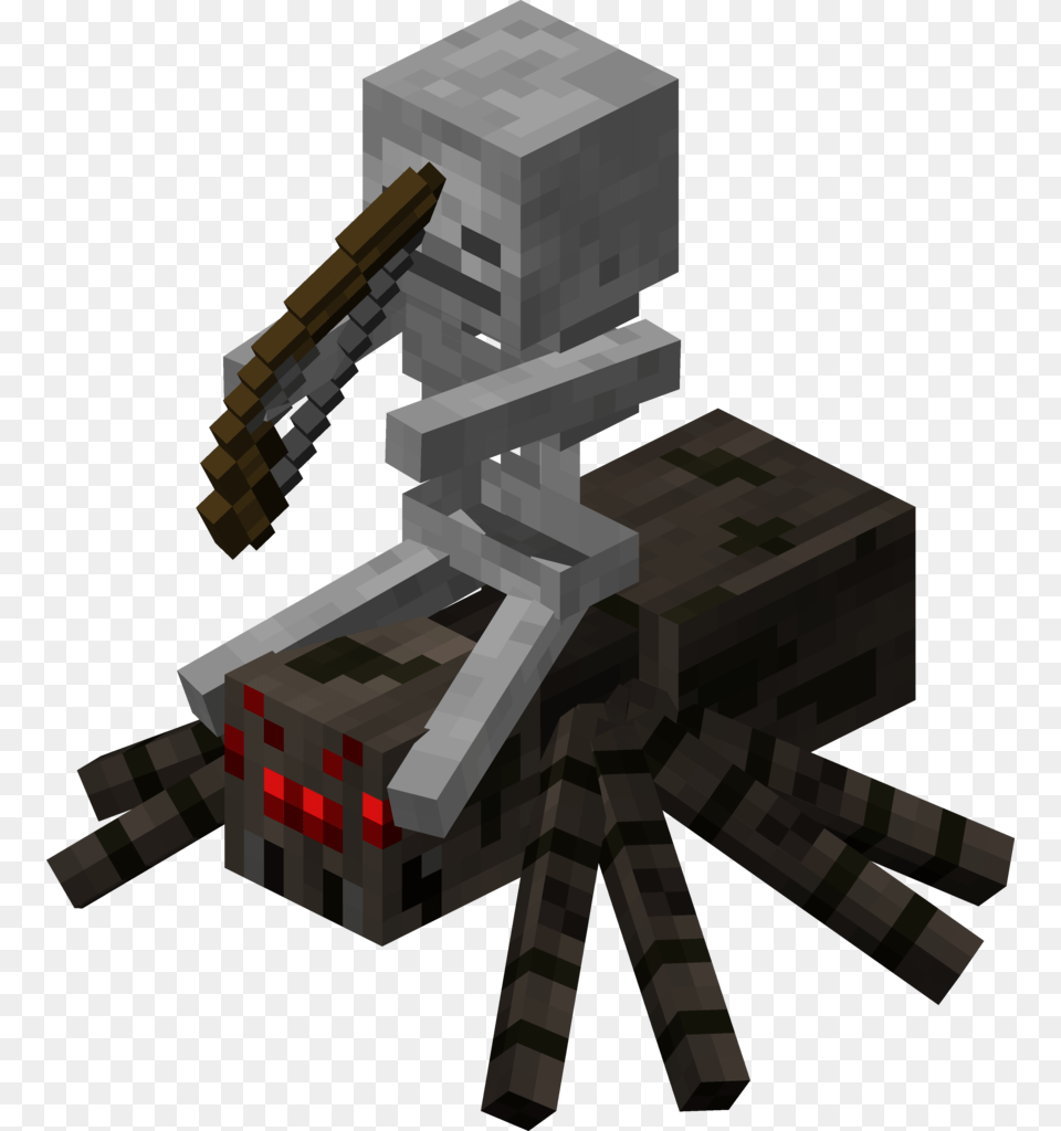 Minecraft Skeleton Jockey Free Png Download