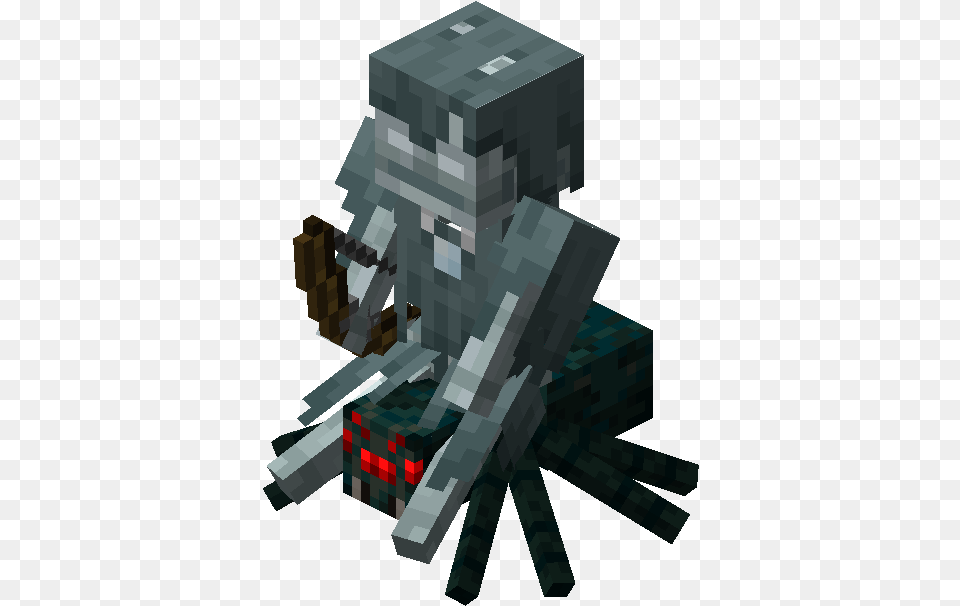 Minecraft Skeleton Riding Spider, Chess, Game, Aircraft, Transportation Free Png